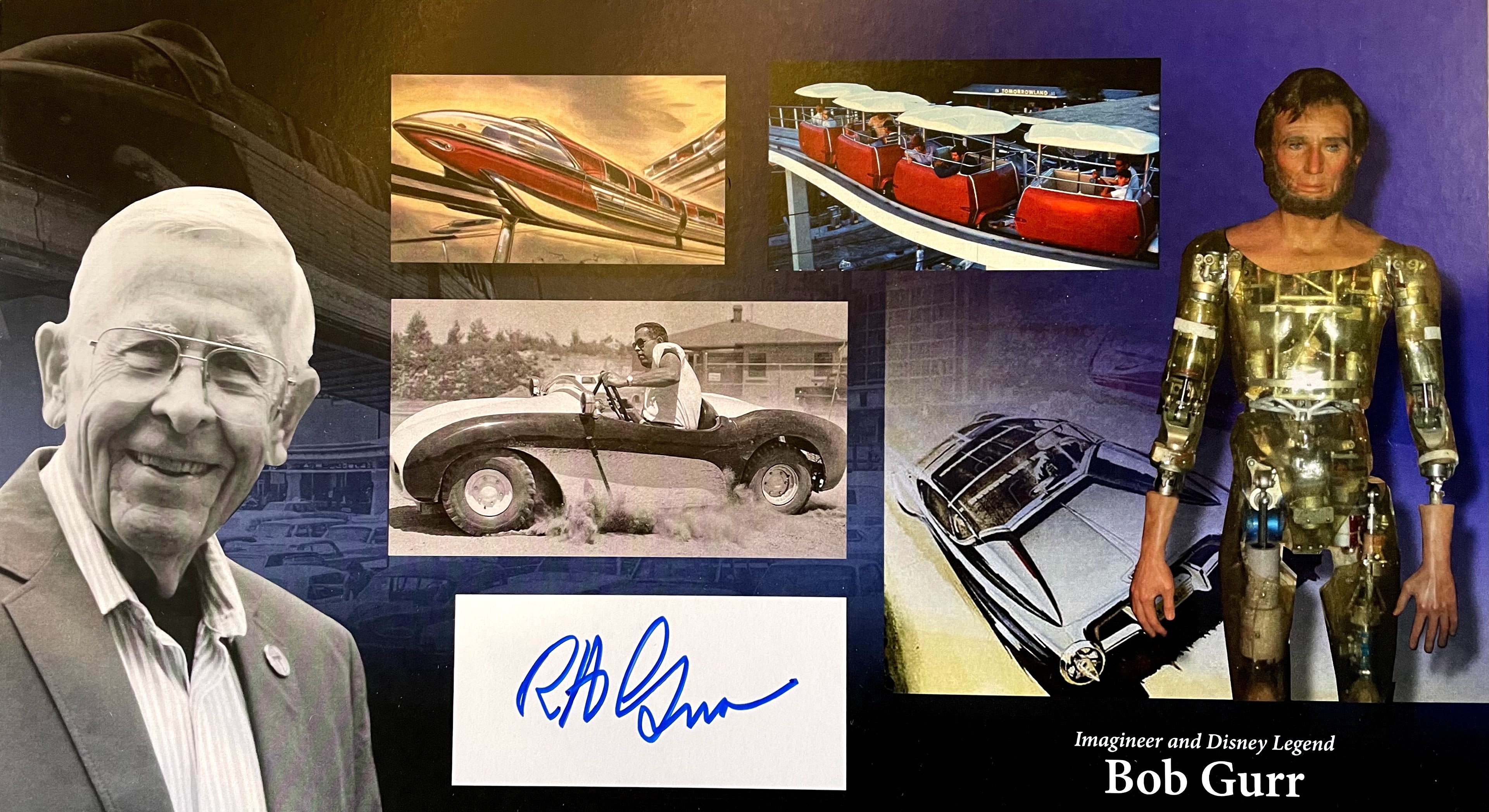 Bob Gurr Signature Card